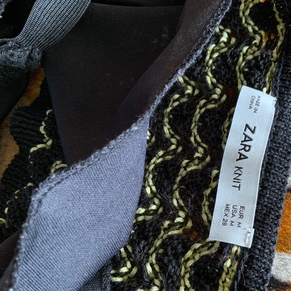Black & Yellow Crop Top - Picture 7 of 14